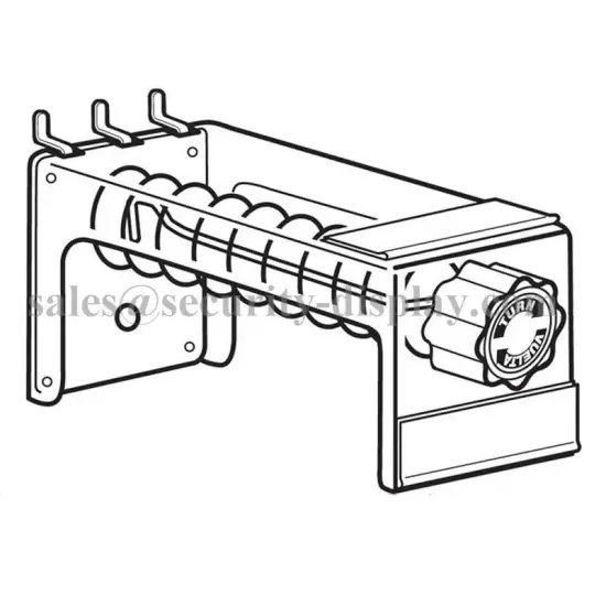 Spiral Anti-Sweep Hook,Self-dispensing Hook,Dispenses Merchandise Hook