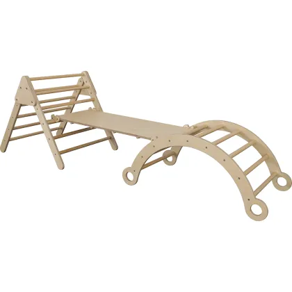 Kids' Wooden Climbing Frames: Discover the Exciting Triangle Climbing Gyms