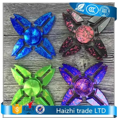 starry sky crabs hand spinner crab fidget spinner decompression toys