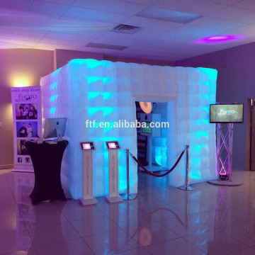 LED inflatable booth