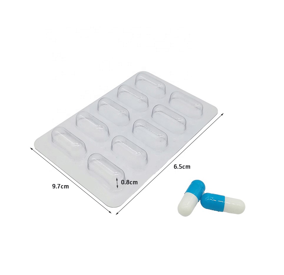 Pharmaceutical Capsules Blister Tray Pills Plastic Packaging