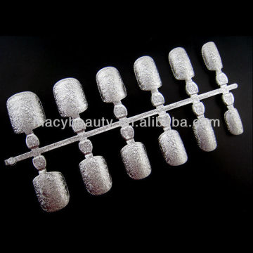 Metal flare curved nail tips 6 size