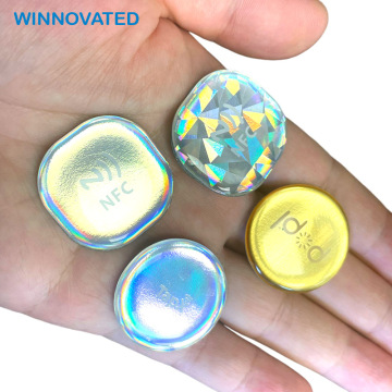 Hot Sale 30mm Waterproof Custom Logo Epoxy NFC Tags