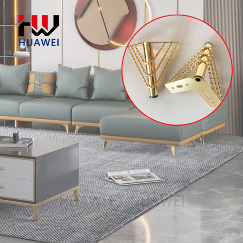Accesorios para muebles de 15 cm, patas de gabinete de metal para sofá