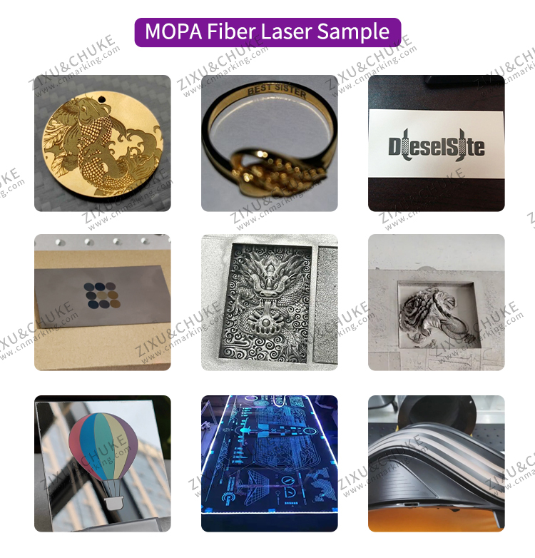 Flying fiber laser marking equipment
