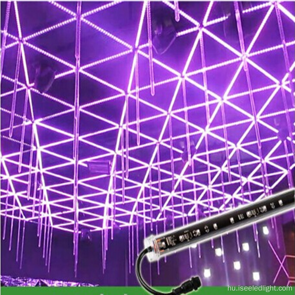 Zene vezérlő disco lámpák 3D LED -cső