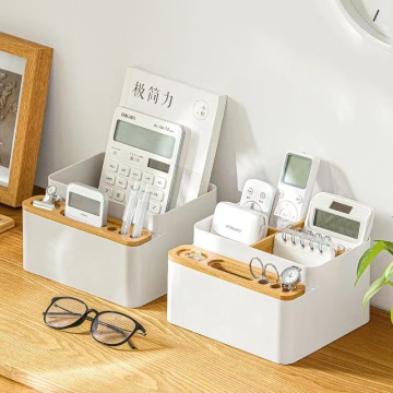 Desktop Storage Box for Stationery, Jewelry and Makeup - Home Organization Solution