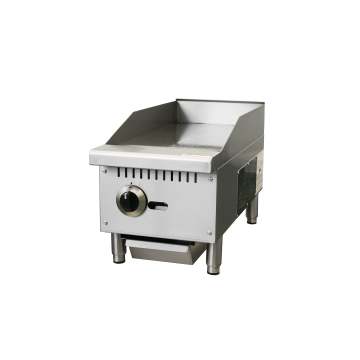 Heavy Duty Kitchen Equipment: Grooved Gas Griddle with Cabinet - Gas Teppanyaki
