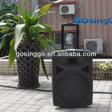 High quality singel 12inch pull rod speaker