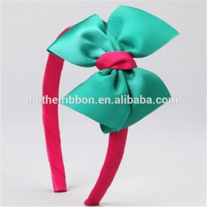 fashion polyester ribbon baby amour headbands