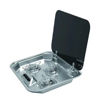 Stainless Steel 2/3 Burner Caravan Kitchen Stove for RVs and Trailers - GR-888