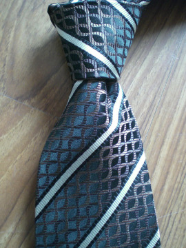 Stripe Polyster Tie