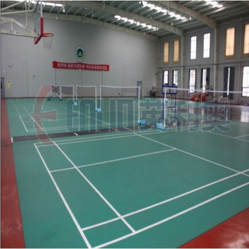 BWF PVC Sports Flooring para uso da partida de badmintion