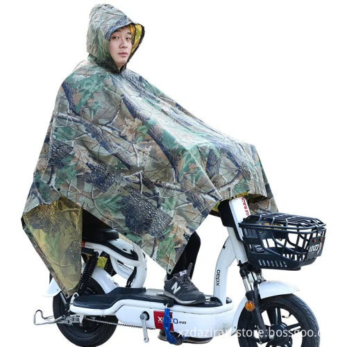 Customizable Eco-Friendly PVC Waterproof Rain Coat for Adult Hiking Poncho