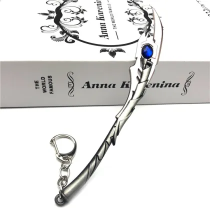 Rocky Mace Key Chain: Soul Jewel Mace Pendant Marvel Trinket