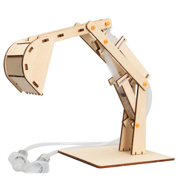 DIY STEM Toys: Hydraulic Excavator 3D Puzzles - The Ultimate Science Experiment Kit for Kids