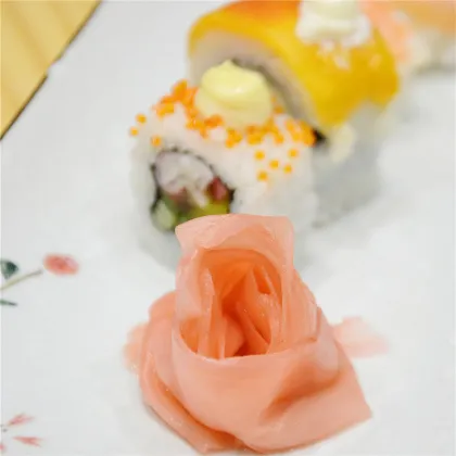 Japanese Traditional Sushi Ginger Slices Pink