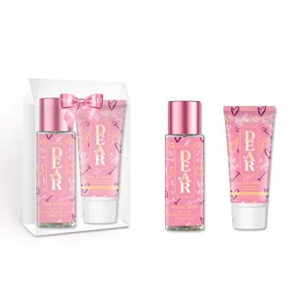 Private Label Body Care Gift Set - 60ml Body Spray & 50g Body Cream