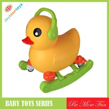 Yellow duck shilly swing car ride on car