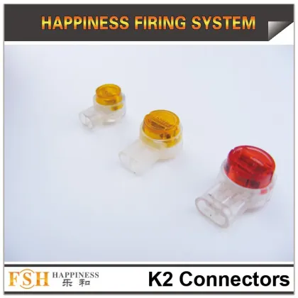 Fireworks Connectors for fireworks, K2 connectors, fireworks wire connectors, fireworks wire clips