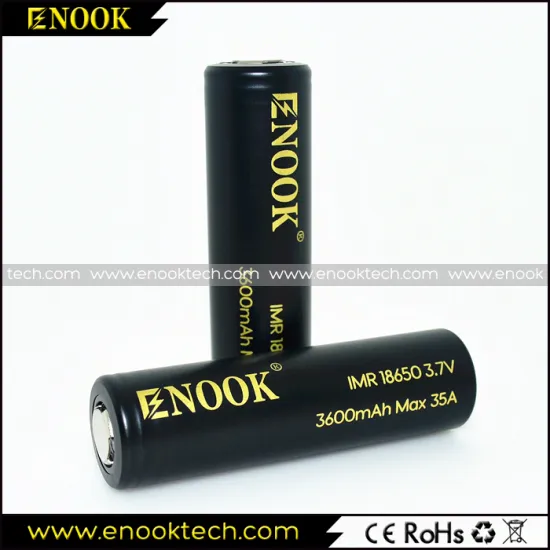 High Capacity of ENOOK 18650 3600mAh