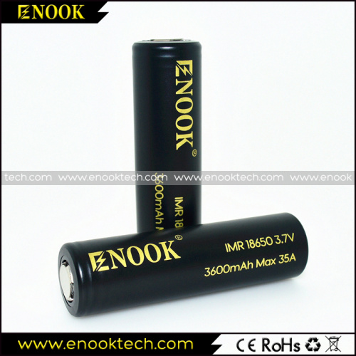 High Capacity of ENOOK 18650 3600mAh