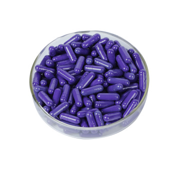 Wholesale Purple Gelatin Blended Hard Empty Pill Capsules for Sale
