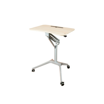 Single Leg Office Desk Single Leg Table Movable Lifting Office Computer Desk Manufactory