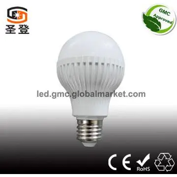 E27/E14/E26/B22 9W Bombilla LED de plástico 220V