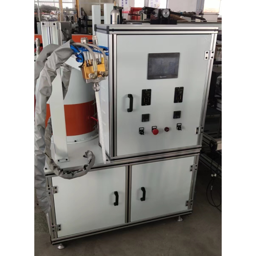 Pleating machine supply glue injection machine