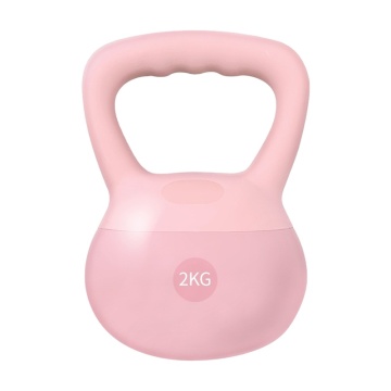 Personalized Pink Steel Sand Filled Kettlebell: Your Stylish Gym Equipment Solution