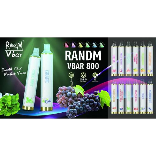 Bulunulabilir Vape Randm Vbar 800Puffs