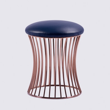 Goolee Latest Design Hot Sell Durable Modern Leather Small Stool