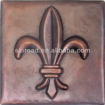 100% Handmade Copper Wall Tile
