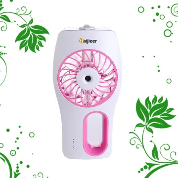 Portable Travel Cooler USB Misting Fan Camping Desktop