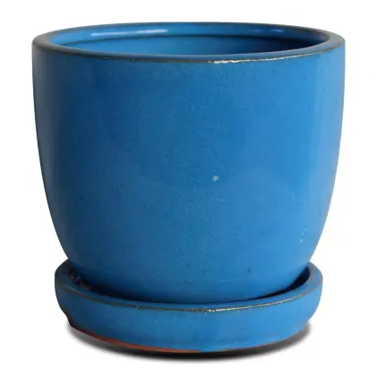 Nordic Glazed Modern Bonsai Pot Ceramic Egg Pot