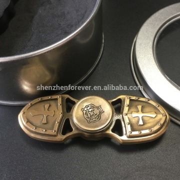 Processing 2017 Top Selling Fidget Toys pure Copper brass finger Spinner