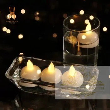 Water-Activated LED Floating Candle Wedding Decoration Centerpiece