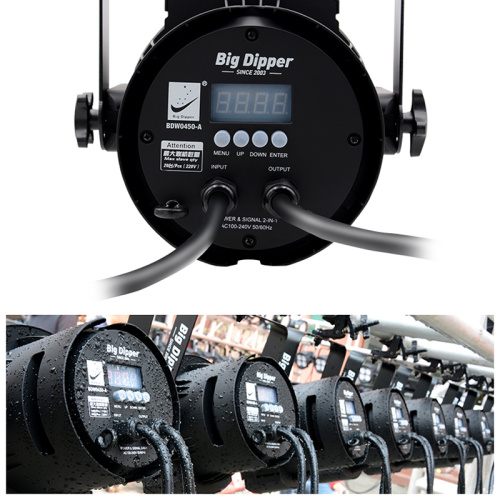 Big Bipper IP55 4pcs 50W Cold Warm White Lights Bar Stage Lighting Equipment dj Waterproof 200W Par Light