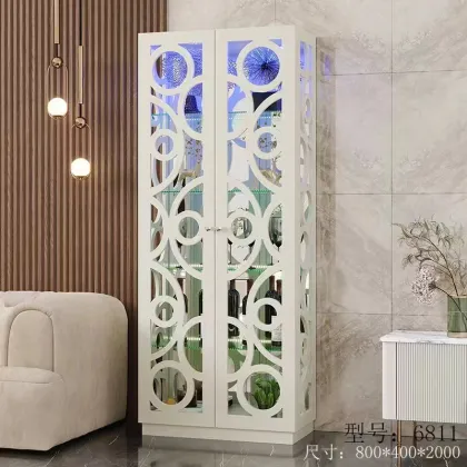 Modern Wine Bar Style Living Room Furniture Partition Cabinet for Wine Display
