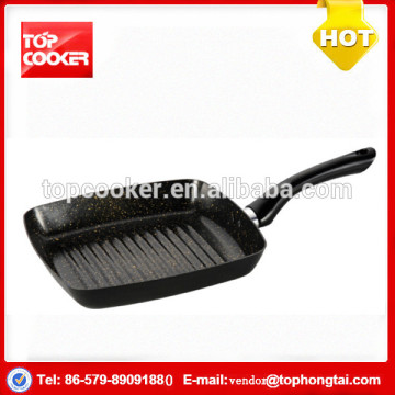 Press Aluminium Marble Commercial Grill Pan