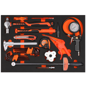 Replaceable Drawer Large Tool Cart - Comprehensive Multi-Style Tool Set with Tape Measure and Utility Knife