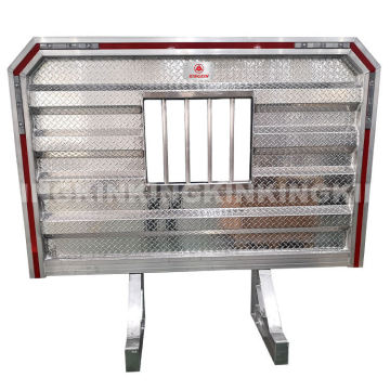 68[X80" Dyna-Light Cab Rack with Diamond Plate Panel