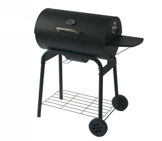 Good Selection Smokeless Bbq Grill Set Barrel Smoker Barbecu Grill Barbecue Stove Outdoor With Side Table