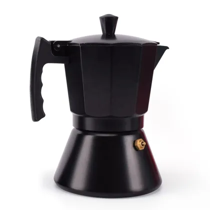 Stovetop Espresso Maker with Induction Base: Italian Espresso Coffee Brewer Percolator