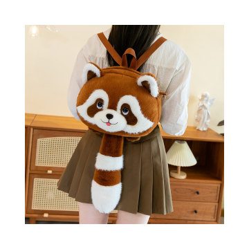 กระเป๋าหิ้วสีชมพูร้อนน่ารัก - การออกแบบที่กำหนดเอง 30 ซม. การ์ตูน Plush Kawaii ไหล่แบ็คแพ็คสำหรับผู้หญิงและสาว ๆ