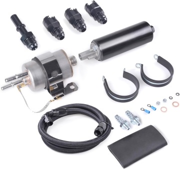 Kit de bomba de combustible en línea GSL392 con regulador de filtro EFI, 255lph, 6 años de accesorios
