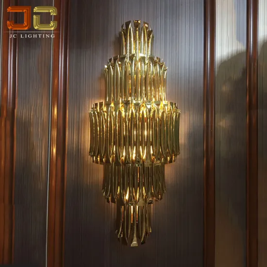 High Quality Large Steel Wall Sconces for Big Size Living Rooms in Russia
