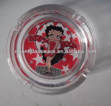 Shanghai quality hot sale glass ashtray with fantastic design