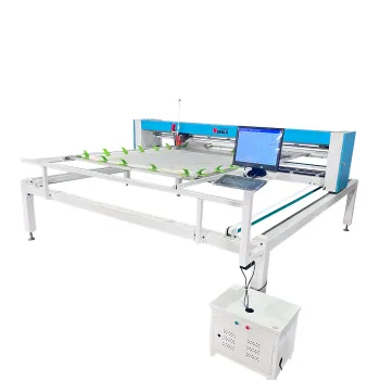 Single Head Computer Controlled Industrial Quilting Machine